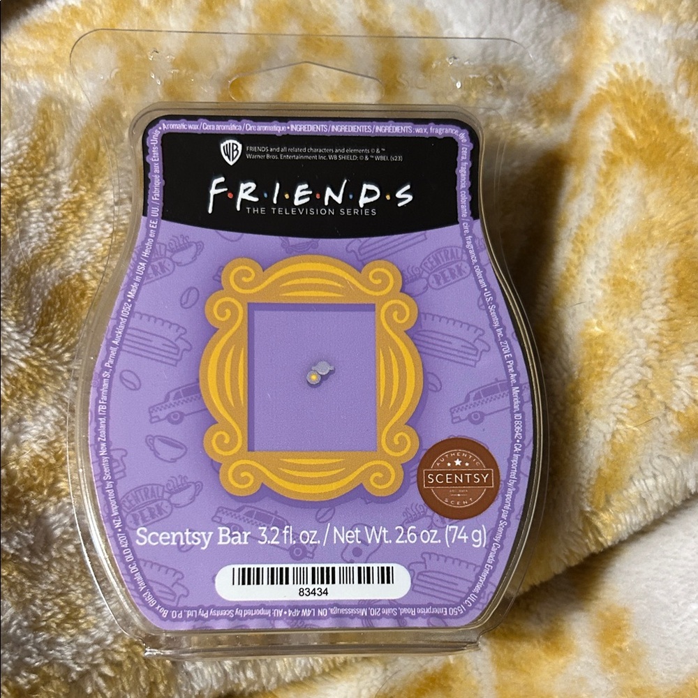 FRIENDS Purple Wax Bar with Yellow Frame Graphic